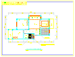 鉴湖景园室内装修CAD平面设计解析